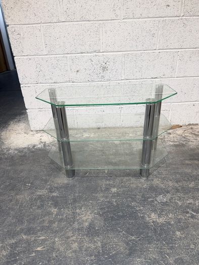 Glass TV unit