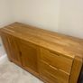 Solid Oak Cabinet Sideboard Image 2