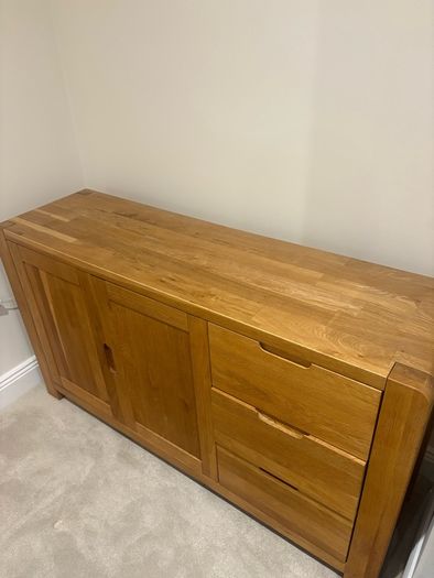 Solid Oak Cabinet Sideboard