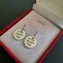 Stranger Things "The Upside Down" Silver Tone Earrings Image 2