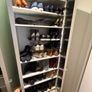 2 IKEA BILLY Shoe Storage Units with 4 HOGBO Glass Doors & 11 GREJIG Shoe Racks Image 4