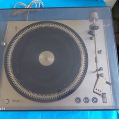 Vintage Philips Electronic 212 Belt Drive Turntable Excellent Cosmetic Condition