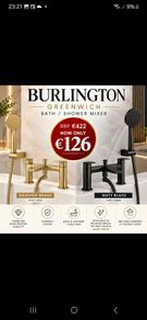 Greenwich bath shower mixer brushed brass /matt black