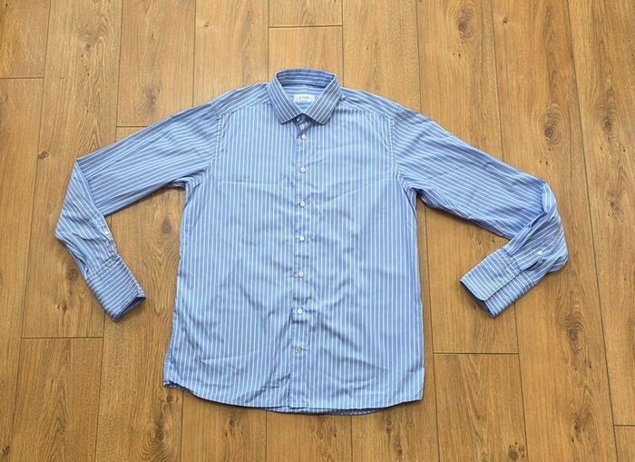 Eton Men's Contemporary French Cuffs Shirt Size XL 17.5