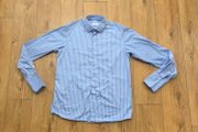 Eton Men's Contemporary French Cuffs Shirt Size XL 17.5