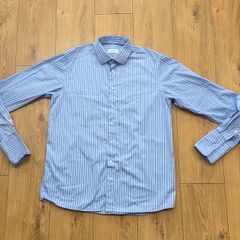 Eton Men's Contemporary French Cuffs Shirt Size XL 17.5