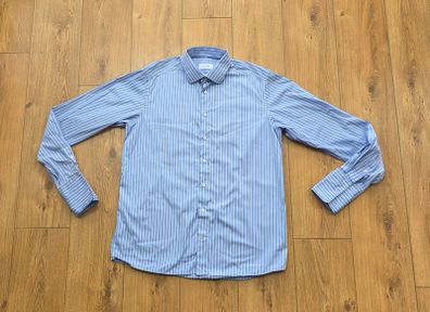 Eton Men's Contemporary French Cuffs Shirt Size XL 17.5