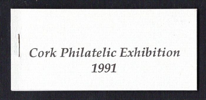 1991 Ireland Cork Philatelic Exhibition Booklet . Contains 2 X 32p Golf Commemorative Stamps No 265