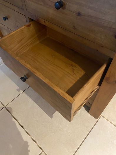 Solid wood dresser