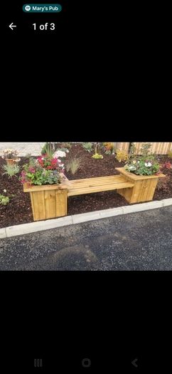 bench planters