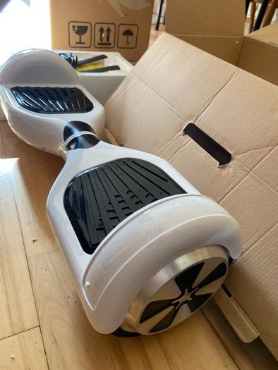 Master hoverboard street board White