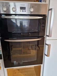 Indesit built in double oven