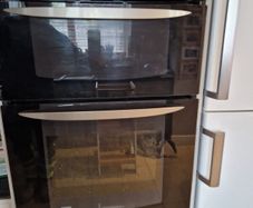 Indesit built in double oven