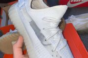 White Yeezys UK 9