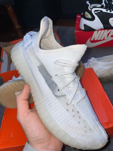 White Yeezys UK 9