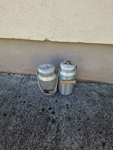 Lot of 2 fridge milk can churn postage possible