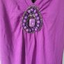 bnwt beaded purple top Image 2