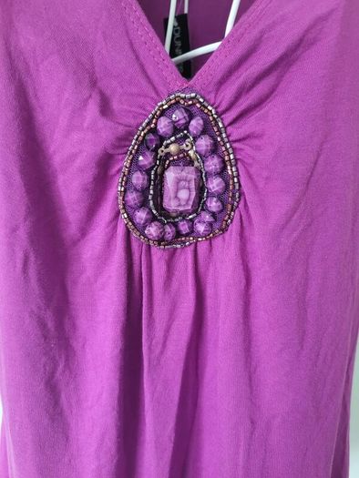bnwt beaded purple top