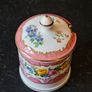 Crown Staffordshire "Lyric Tunis" Pink Mustard  Pot Image 2