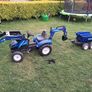 Tractor, tipper trailer, digger Image 2