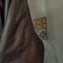 Leather flying style jacket Image 3