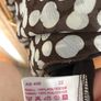 Simply Be Choc Brown Polka Dot Dress Size 22 Image 4