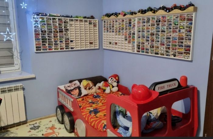 Cabinet Display Shelf Truck Kids Storage Collectibles