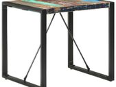 Dining Table 80x80x75 cm Solid Reclaimed Wood