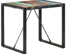 Dining Table 80x80x75 cm Solid Reclaimed Wood
