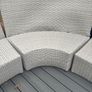 Huge Outdoor Living corner sofa and grey cushions .Please read Image 5