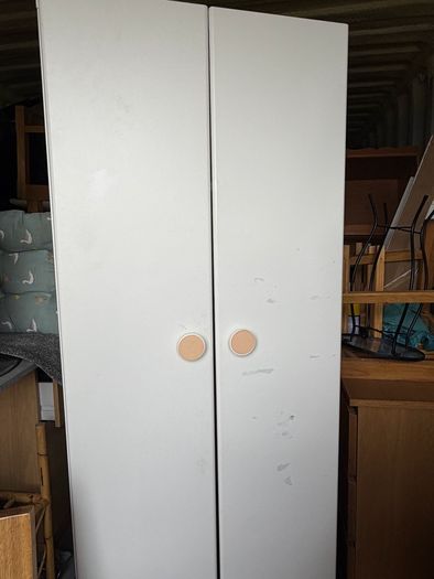 white wardrobe
