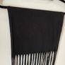 MISSGUIDED Stunning Black Boho Bodycon Fringe Mini Skirt Size 6! Image 4