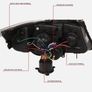 BMW 3 series Blue Halo LED Headlights Pair Image 9