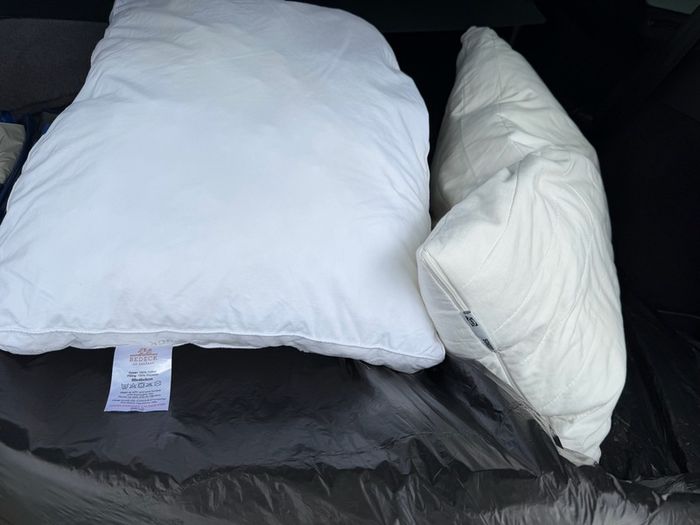 3 pillows and single duvet, free for collection