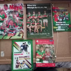 Two Vintage Mayo GAA Yearbooks And Three Programmes