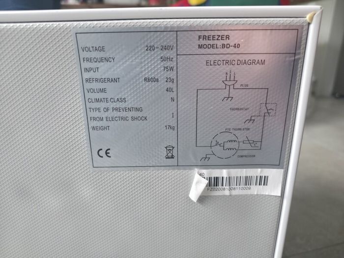 40L Mini Freezer