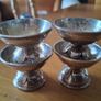 Midcentury Modernist Sterling Quail Egg Cups Image 4