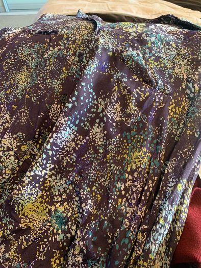 Semi sheer blouse