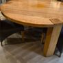 solid oak dining table. Image 3