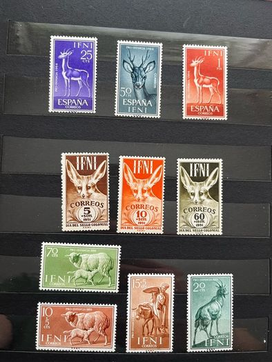 SPAIN Colonies album with stamps