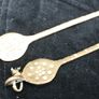Vintage Decorative Bras Spoon and Fork Image 7