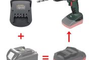 Adapter for Makita 18V Li-ion Battery Converted To for Metabo 18V Power Tools Use Replacement Adapter for Metabo Battery