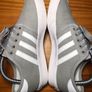 Adidas Boys Grey Canvas Athletic Trainers UK5.5 EUR38   S-B Image 5