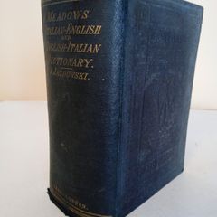 Meadows' Italian and English Dictionary: In Two Parts: I. Italian-English; II. English-Italian by J. Jazdowski (HQ677)
