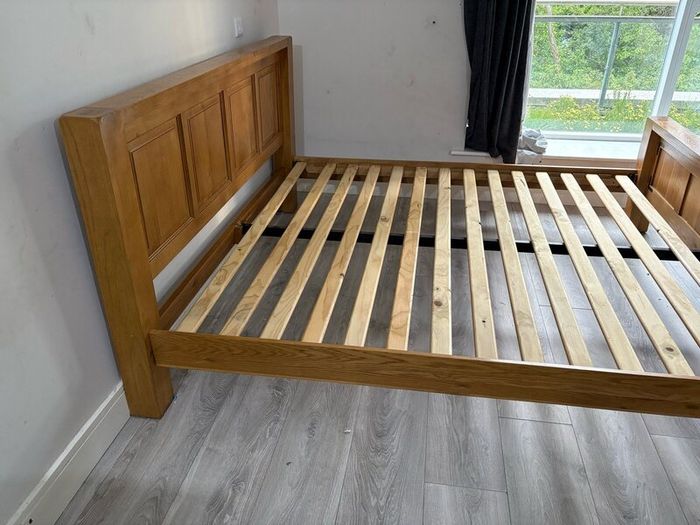 Super king bed wooden frame