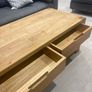 Solid Oak Coffee Table Image 4