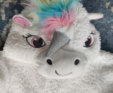 unicorn onesie girl 8/9 years old