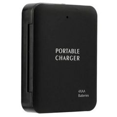 4 x AA Battery USB Power Bank Charger Case