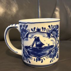 Vintage Delftware Elesva Holland Mug