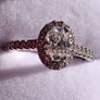 Diamond platinum ring Image 4